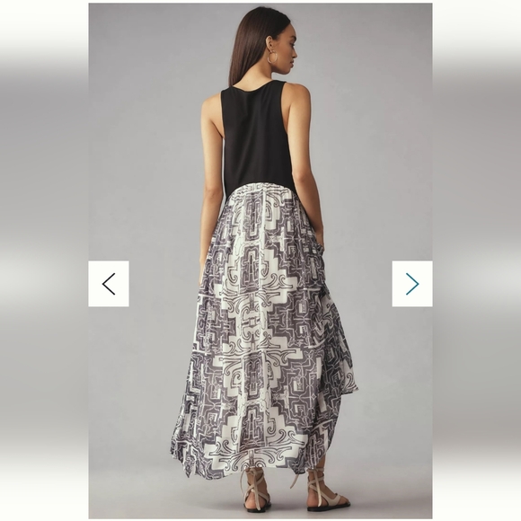 🛑ANTHROPOLOGIE Sleeveless Scoop-Neck Maxi Dress - Picture 2 of 4